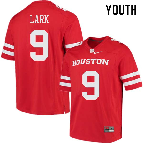 Youth #9 Courtney Lark Houston Cougars College Football Jerseys Sale-Red - Click Image to Close